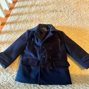 Navy blue peacoat used like new